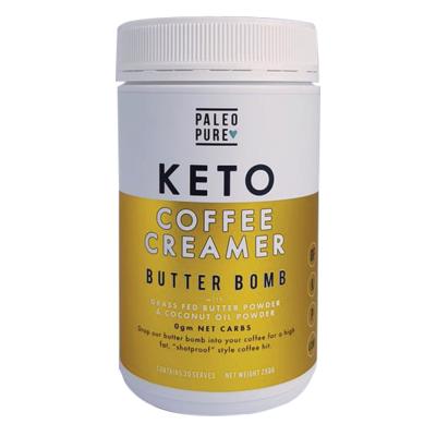 Paleo Pure Keto Coffee Creamer Butter Bomb 250g